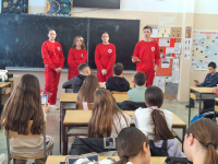 Предавање у ОШ "Бранислав Нушић" у Смедереву на тему борбе против трговине људима