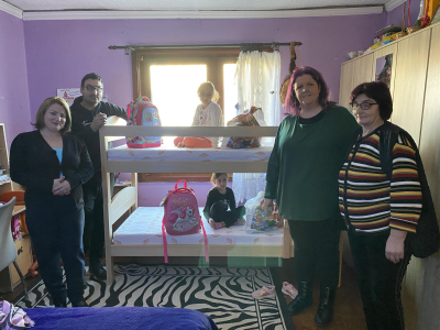 Мисија Цевеног крста, помоћ породици Радојковић