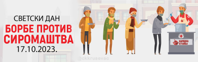Светски дан борбе против сиромаштва - 17. октобар